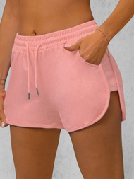 Pantalones cortos de chándal para mujer rosa en polvo OZONEE JS/8K951/38