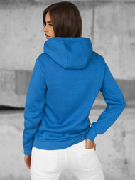 Sudadera de mujer azul claro OZONEE JS/W02Z