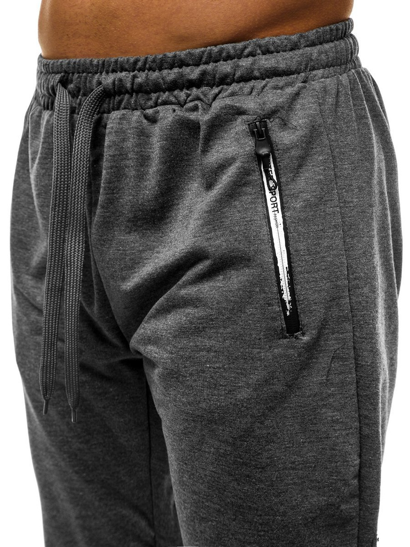 Pantalón de chándal de hombre gris oscuro JS/XW003S