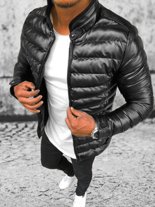 Chaqueta de hombre negra OZONEE O/M796Z