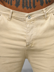 Pantalón de hombre beige OZONEE DO/4001