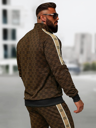 Chándal de hombre beige oscuro OZONEE O/FF5110AB