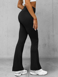 Leggings para mujer con piernas anchas negras OZONEE JS/XY23008L