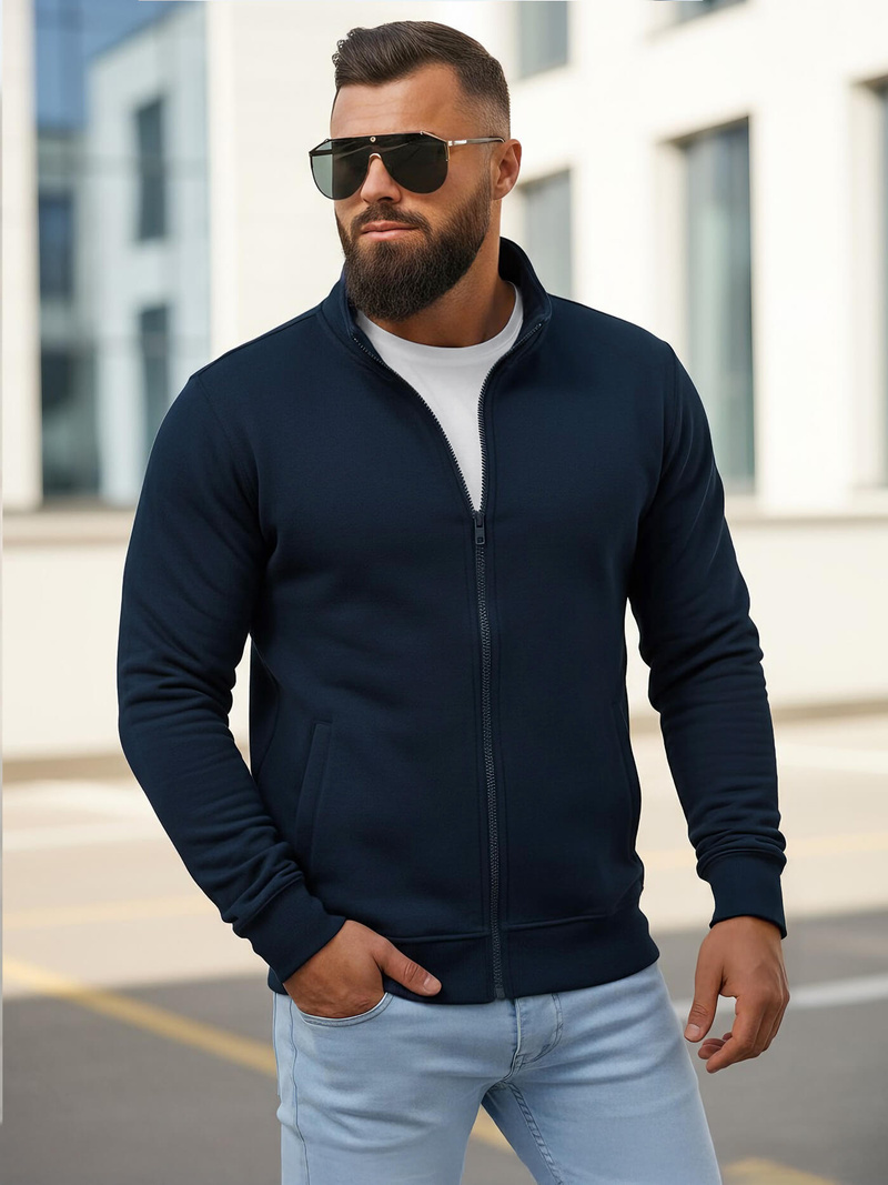 Sudadera de hombre granate OZONEE JS/2002