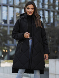 Chaqueta de mujer negra OZONEE JS/5M3168/392