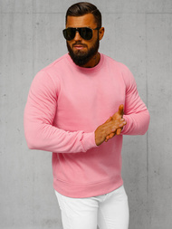 Sudadera de hombre rosa claro OZONEE JS/2001-10Z