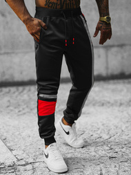 Pantalón de chándal de hombre negras OZONEE JS/K10132Z