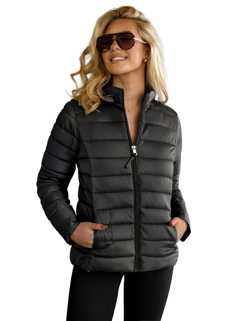Chaqueta de mujer negra OZONEE JS/11Z8170Z