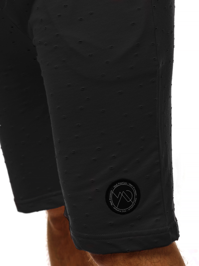 Pantalón corto de hombre negra OZONEE MAD/2923