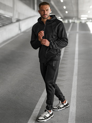 Chándal de hombre negro OZONEE JS/8C1967/3