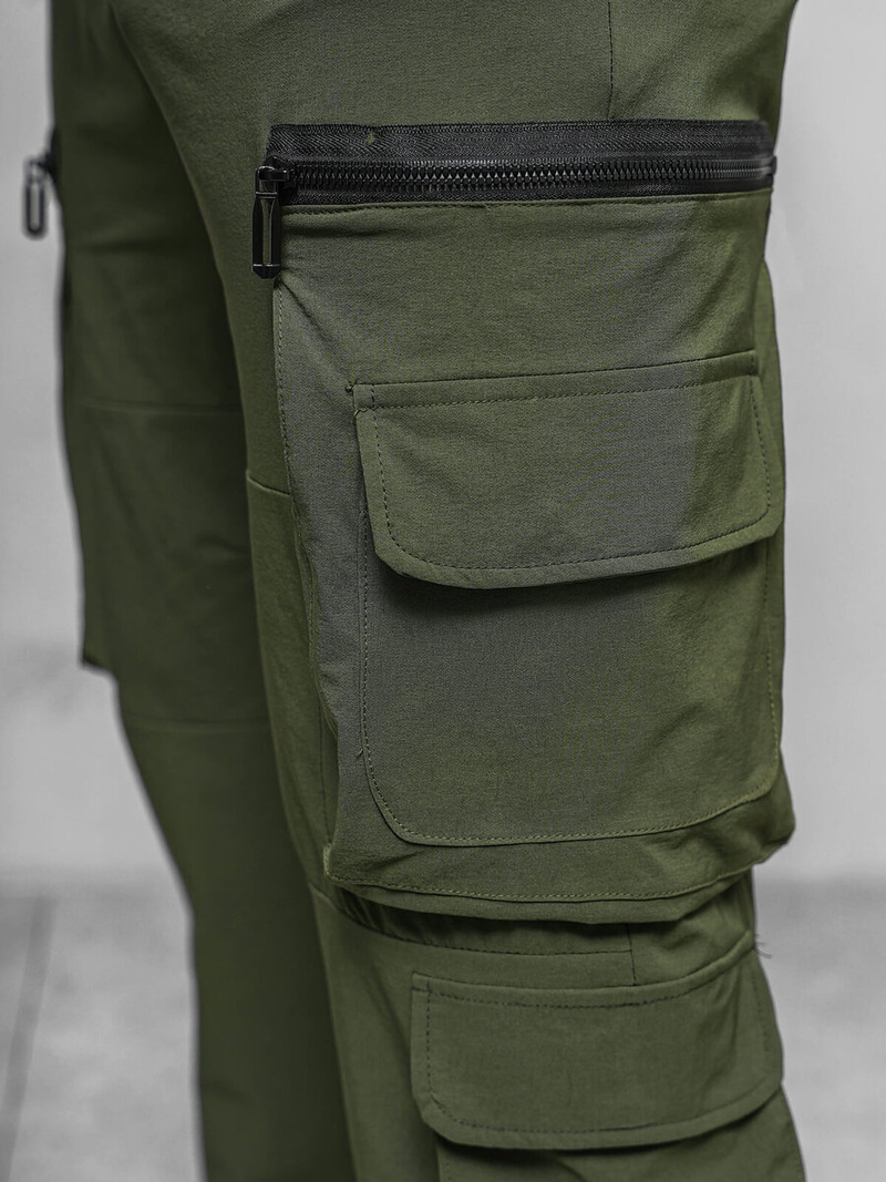 Pantalón de hombre caqui OZONEE O/PS5526