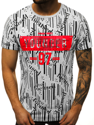 Camiseta de hombre gris OZONEE JS/KS1993