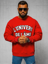 Sudadera de roja OZONEE O/SWE23055