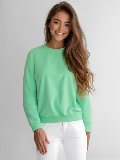 Sudadera de mujer menta OZONEE JS/W01Z