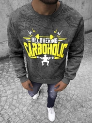 Sudadera de hombre grafito OZONEE JS/Y10089