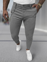 Pantalón chino de hombre gris oscuro OZONEE DJ/3300