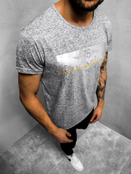 Camiseta de hombre grafita OZONEE JS/KS2056Z