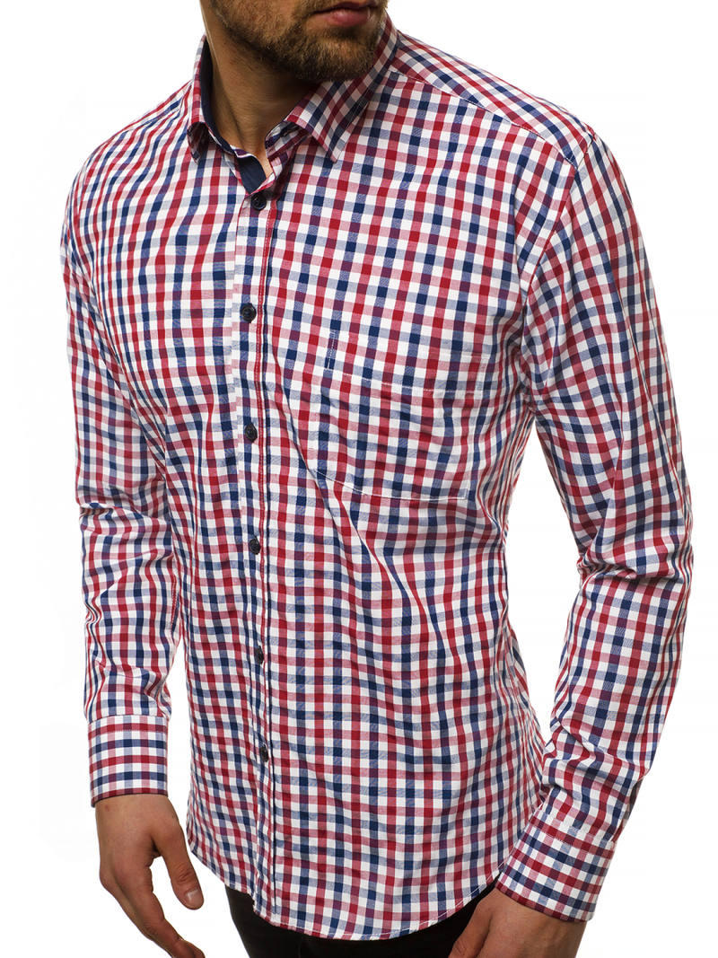 Camisa de hombre OZONEE B/K61