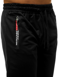 Pantalón de chándal de hombre negro JS/XW002S