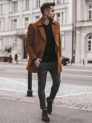 Abrigo de hombre camel OZONEE N/5922Z