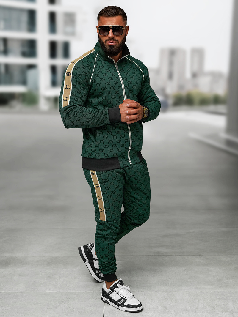 Chándal de hombre verde OZONEE O/FF5110AB