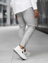 Pantalón chino de hombre gris OZONEE DJ/5505Z