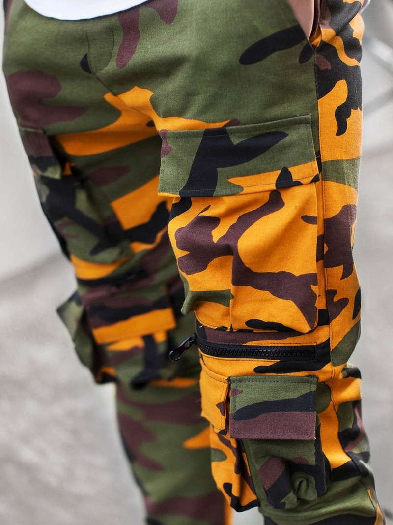 Pantalón jogger de hombre amarillo-caqui OZONEE G/2787