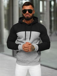 Sudadera de hombre siva OZONEE JS/8B1307/2