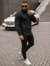Chándal de hombre negro OZONEE JS/68C10385/3Z