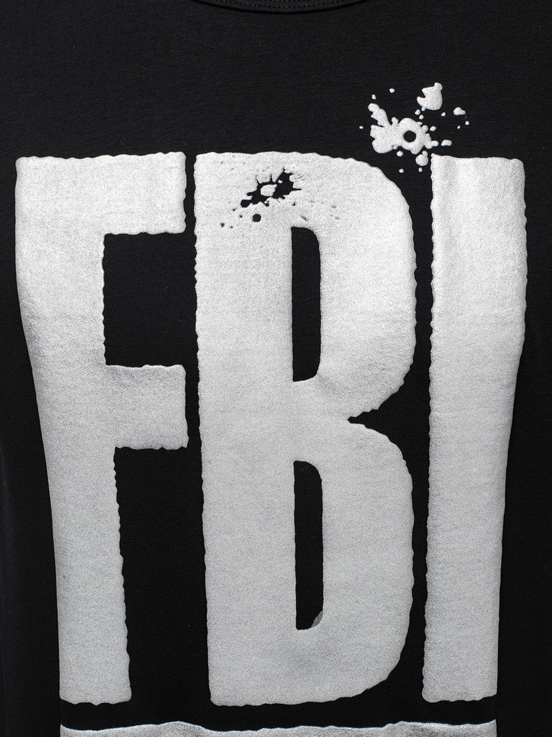 Camiseta de hombre negra OZONEE JS/SS100730Z