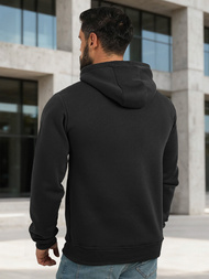 Sudadera de hombre negra OZONEE JS/8B1759/3