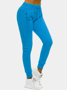 Pantalón de chándal para mujer celeste OZONEE JS/CK01/36