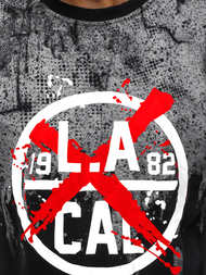 Sudadera de hombre negra OZONEE JS/22053Z