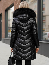 Chaqueta de mujer negro OZONEE JS/16M9100/392Z