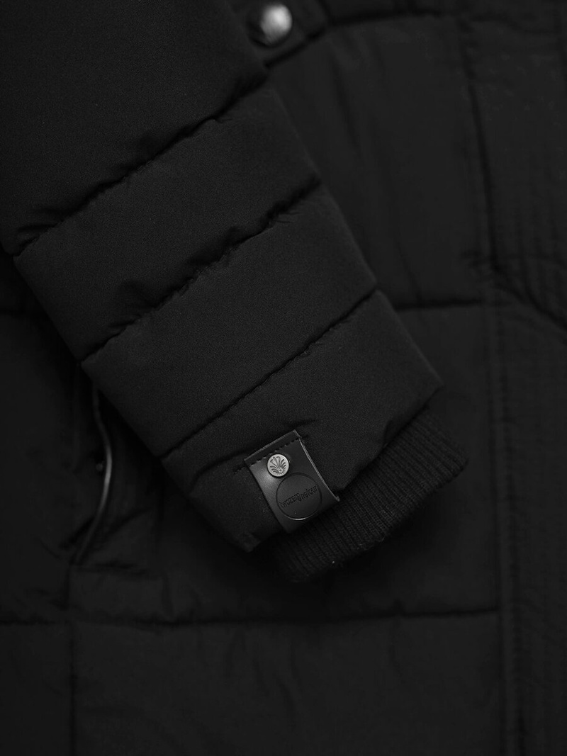 Chaqueta de mujer negra OZONEE O/W377