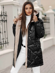 Chaqueta de mujer negra OZONEE JS/5M3189/392Z