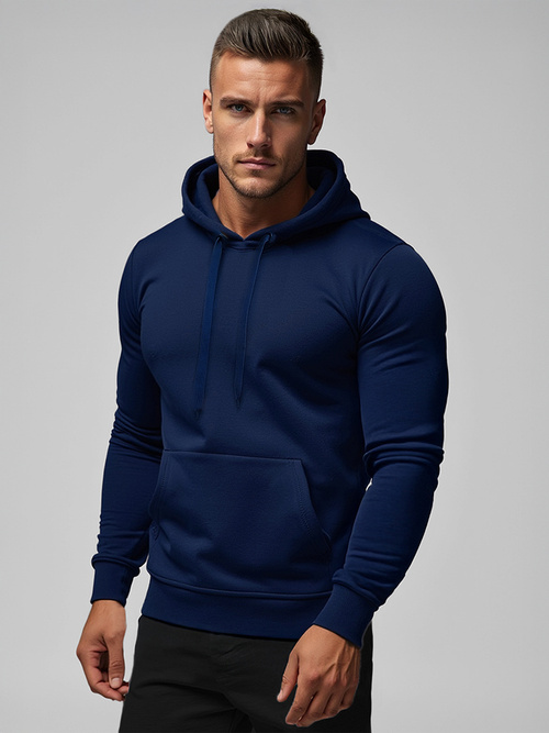 Sudadera de hombre azul marino OZONEE JS/2009Z