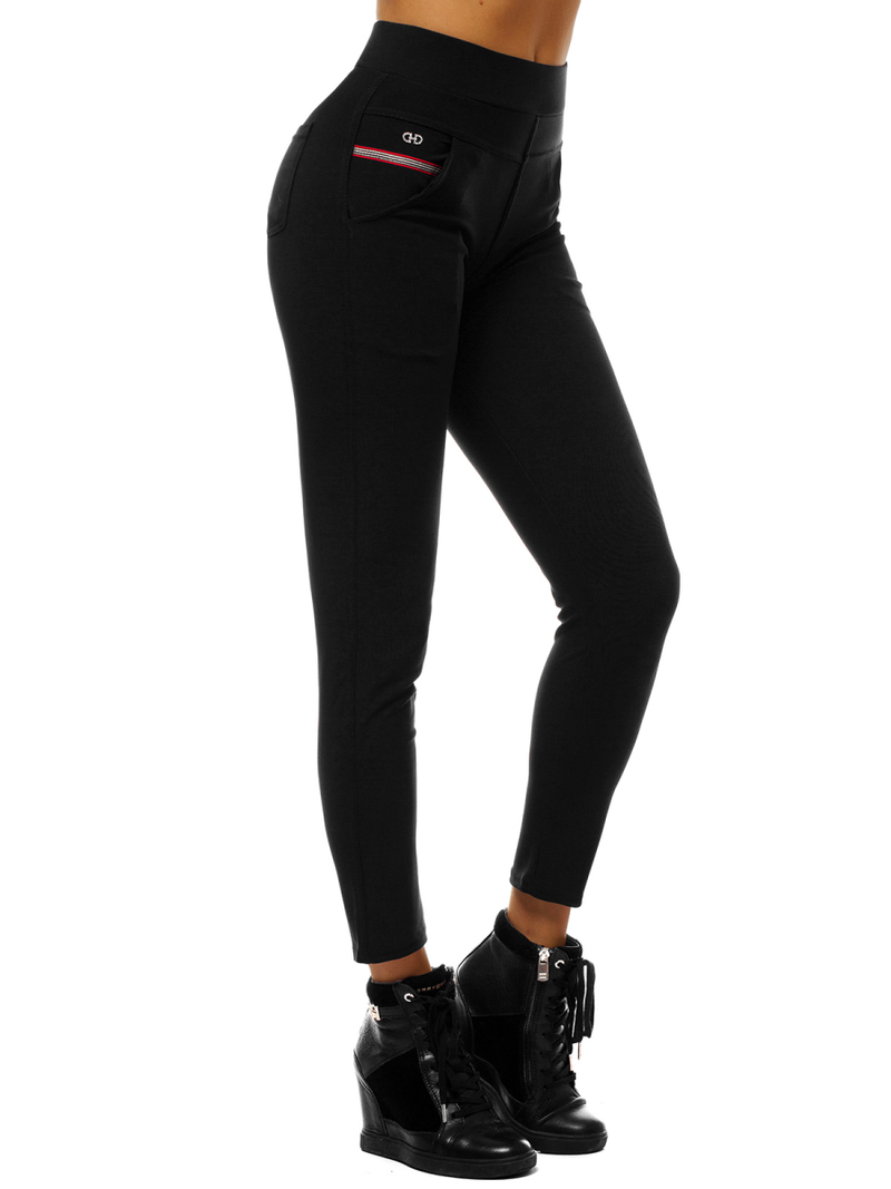 Leggings para mujer negras OZONEE JS/1040/B1