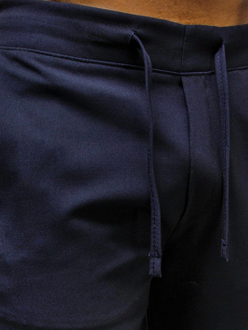 Pantalón chino de hombre azul marino OZONEE DJ/5539