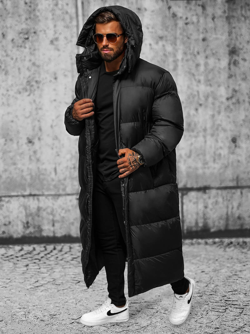 Chaqueta de hombre negra OZONEE O/M3202