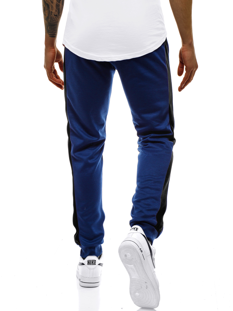 Pantalón de chándal de hombre Azul-negro OZONEE JS/JZ11007