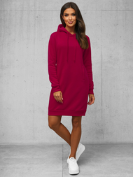 Sudadera de mujer burdeos OZONEE JS/YS10005/21Z