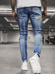 Vaqueros jogger de hombre azul OZONEE O/B4925