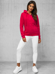 Sudadera de mujer frambuesa OZONEE JS/W03/59Z