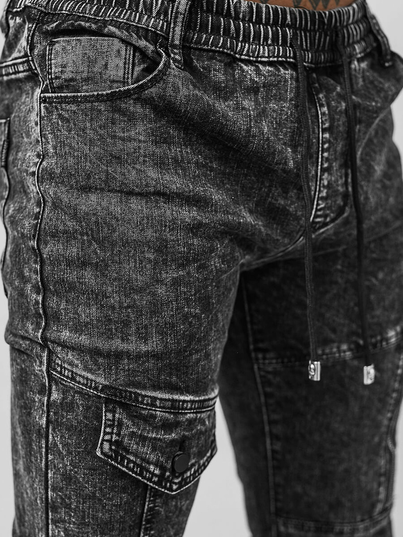 Pantalón jogger de hombre negras OZONEE NB/MP0107N