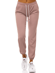 Pantalón de chándal para mujer rosa claro OZONEE JS/1020/B16