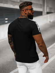 Camiseta de hombre negra OZONEE O/8T1263/3