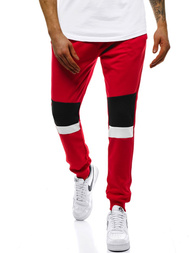 Pantalón de chándal de hombre rojo OZONEE JS/JZ11016