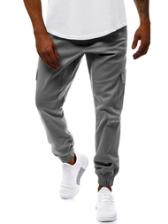 Pantalón jogger de hombre gris OZONEE A/404