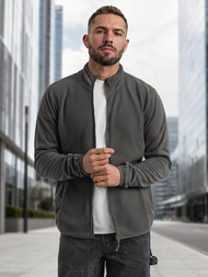 Sudadera de hombre grafito OZONEE JS/HH016/5